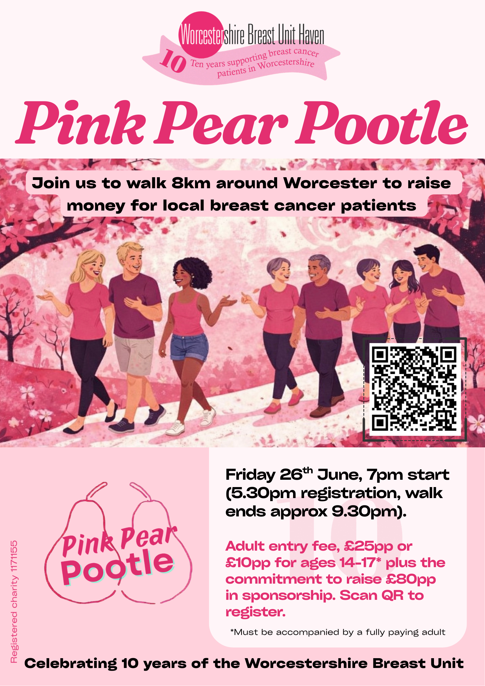 Walking across Worcester