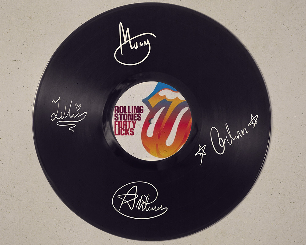 Signed Rolling Stones LP